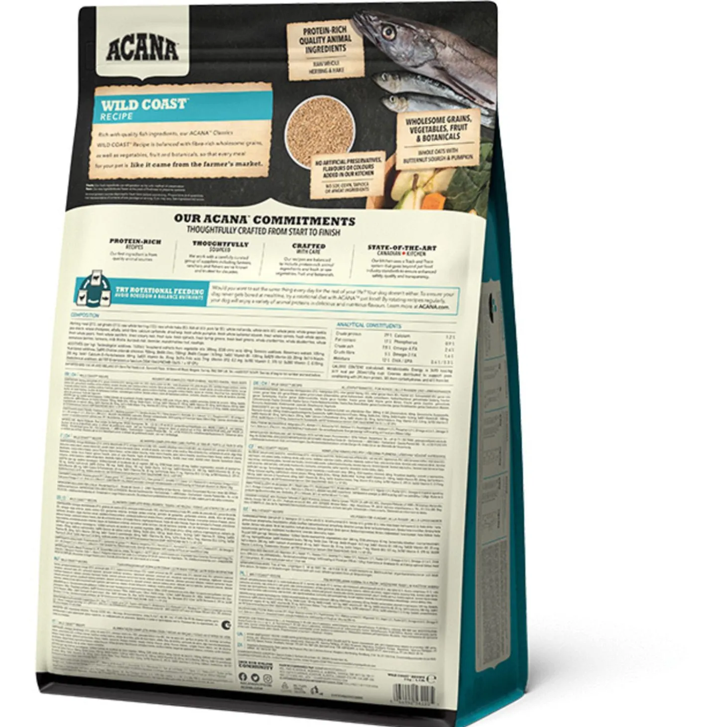 Acana Classics Wild Coast Haring&Bot - Hondenvoer