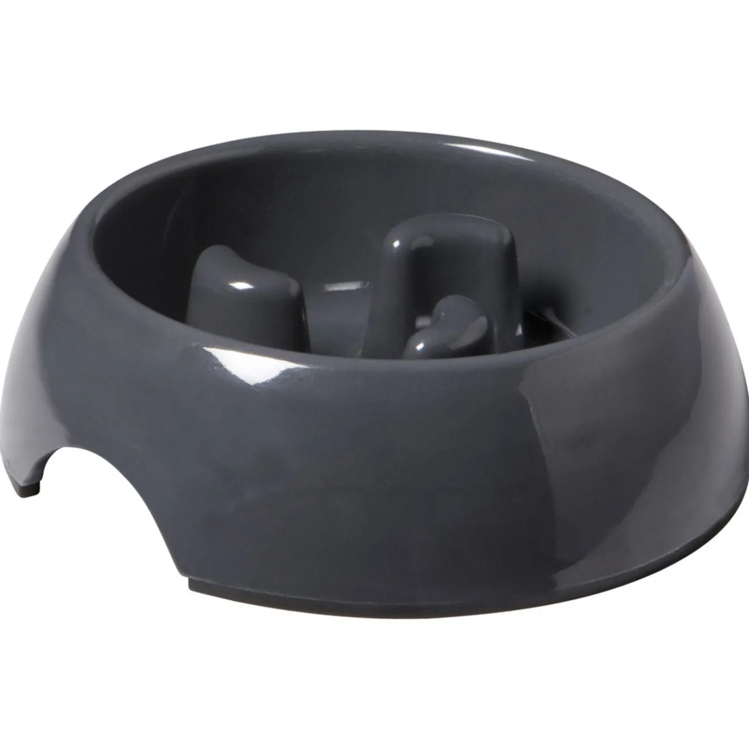 Adori Anti-Schrok Voerbak S 200ml Grijs - Hondenvoerbak