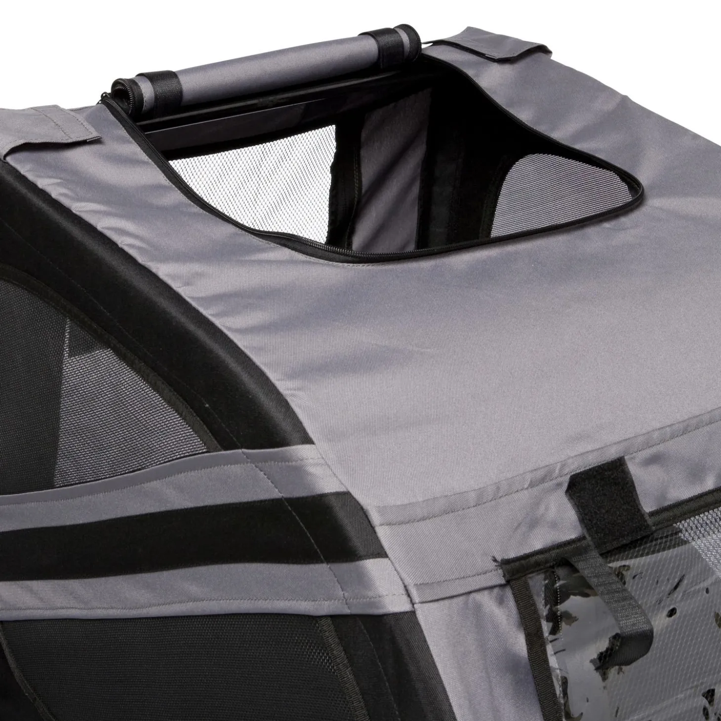 Adori Fietskar Doggy Liner Economy - Hondenfietskar - 125x95x75 cm Grijs Zwart