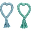 Adori Flostouw Hartje - Hondenspeelgoed - 18 cm Assorti