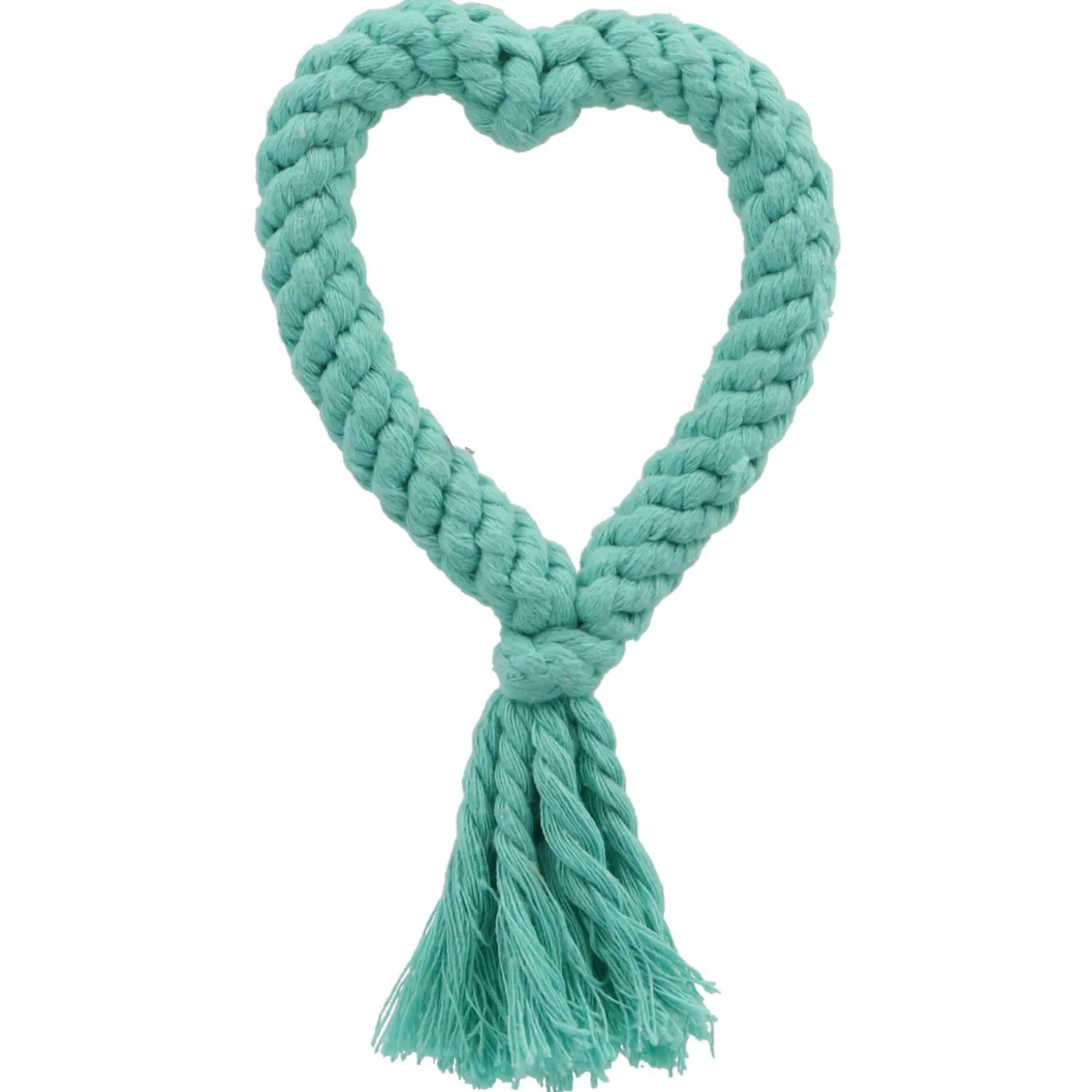 Adori Flostouw Hartje - Hondenspeelgoed - 18 cm Assorti