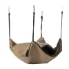 Adori Hangzak Knaagdier Nylon/Teddy - Slaapplaats - 30x35 cm Blauw Beige