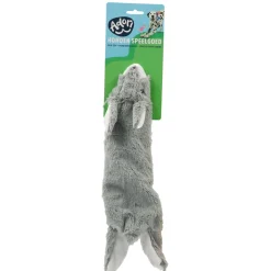 Adori Hondenspeelgoed Skinny Konijn - Knuffel - 40 cm Grijs