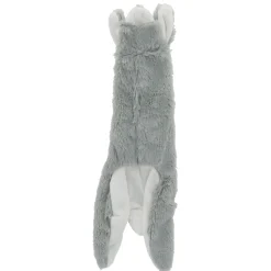 Adori Hondenspeelgoed Skinny Konijn - Knuffel - 40 cm Grijs