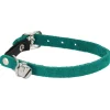 Adori Kattenhalsband - Halsband - 30x1 cm Groen Suède