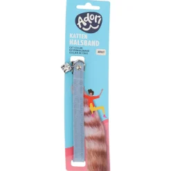 Adori Kattenhalsband - Halsband - 30x1.4 cm Lichtblauw