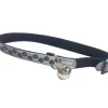 Adori Kattenhalsband Met Voetjes - Kattenhalsband - 30x1.2 cm Grijs