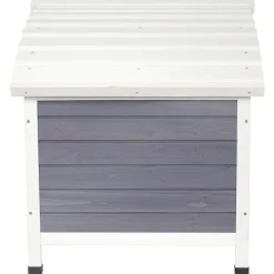 Adori Konijnenhok Jax - Dierenverblijf - 117x70x74 cm Grijs Wit