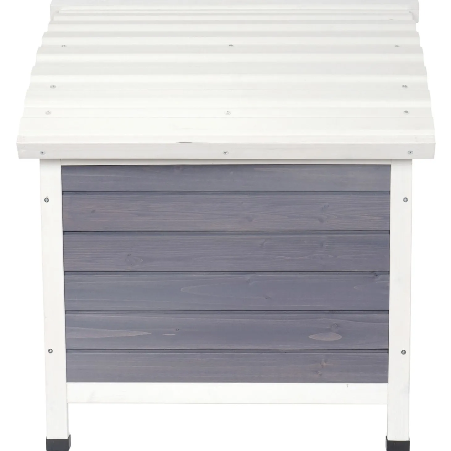 Adori Konijnenhok Jax - Dierenverblijf - 117x70x74 cm Grijs Wit