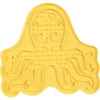 Adori Lickmat Octopus - Hondenvoerbak - 16.3x18.3x1.2 cm Geel