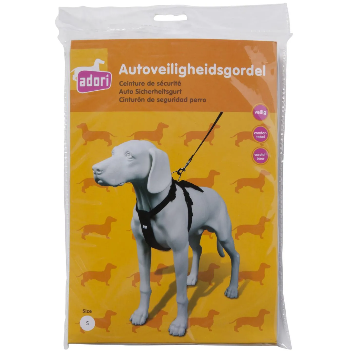 Adori Nylon Hondenautogordel - Hondenautoaccessoire