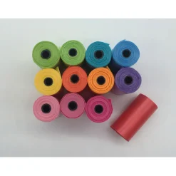 Adori Poepzakjes Regenboog - Hondenpoepzakjes - Multi-Color 12 Rollen
