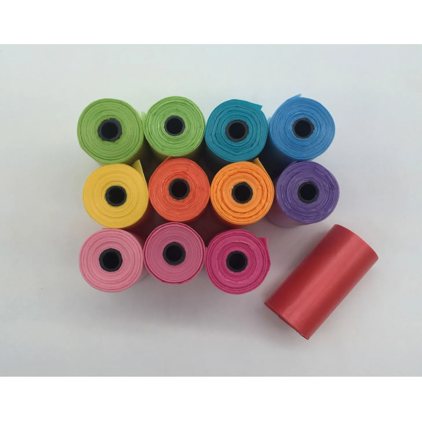 Adori Poepzakjes Regenboog - Hondenpoepzakjes - Multi-Color 12 Rollen