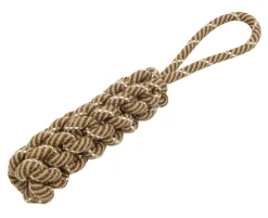 Adori Speeltouw Dik - Hondenspeelgoed - 34 cm Beige Bruin