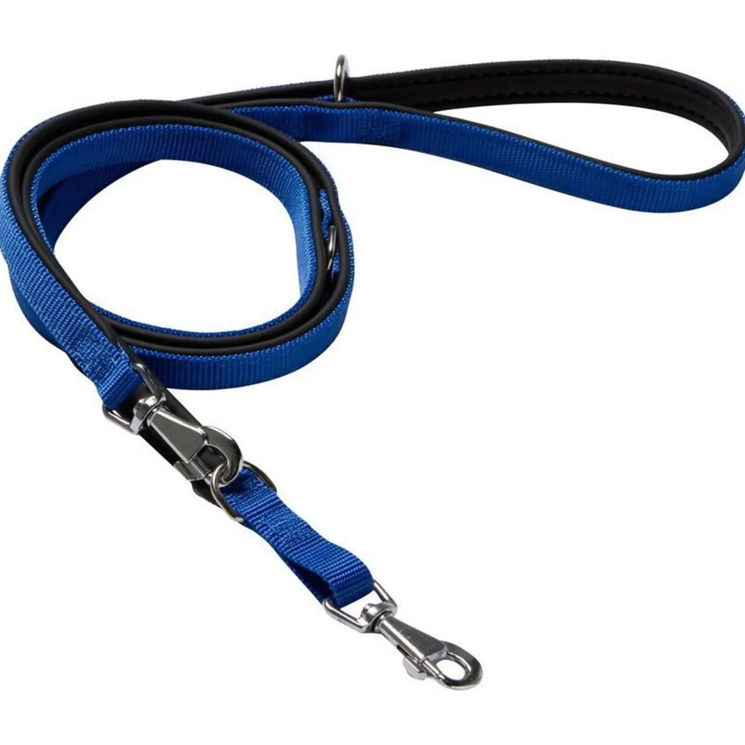 Adori Traininglijn Nylon Soft Blauw&Zwart - Hondenriem