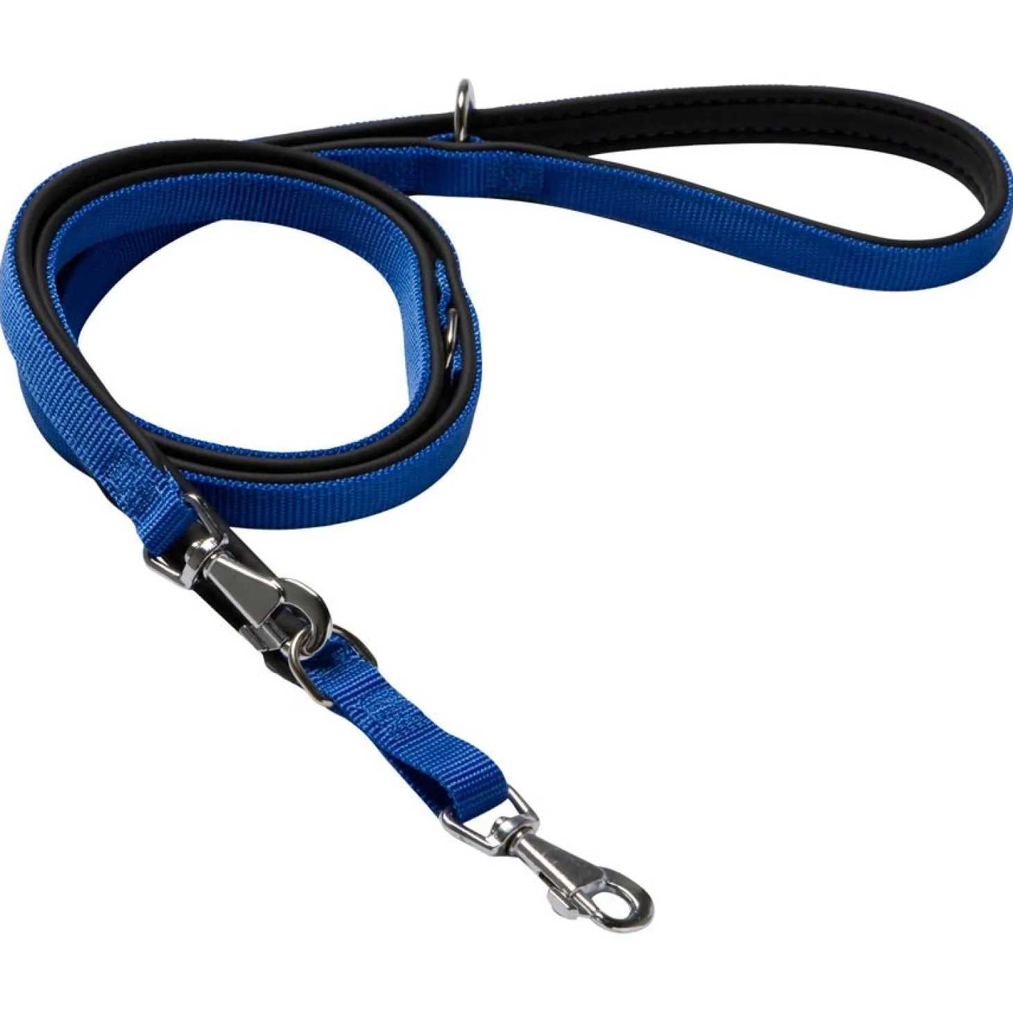 Adori Traininglijn Nylon Soft Blauw&Zwart - Hondenriem