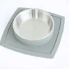 Adori Vacumatt Voerbak Enkel - Hondenvoerbak - Ø25.5x5 cm 900 ml Grijs