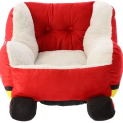 Adori Xmas Arreslee Plush - Hondenmand - 55x45x27 cm Rood