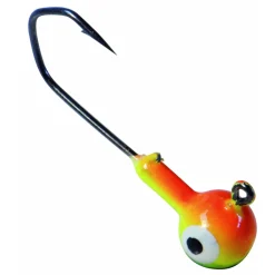 Albatros 3 Jigkoppen  Rond Fluo - Enkele Haak - 11 g 3 stuks Fluo