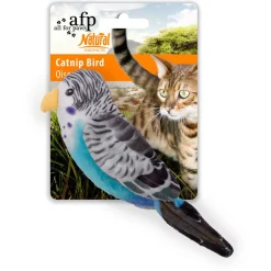 All For Paws Bird - Kattenspeelgoed - 15x5x5 cm Assorti