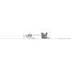 All For Paws Classic Comfort Catnip Bal Met Staart - Kattenspeelgoed - 22x5x5 cm Multi-Color