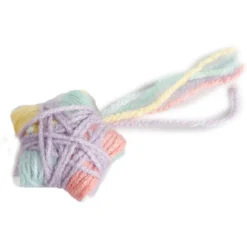 All For Paws Knotty Habit Yarn Star - Kattenspeelgoed - 13x6x3 cm Violet
