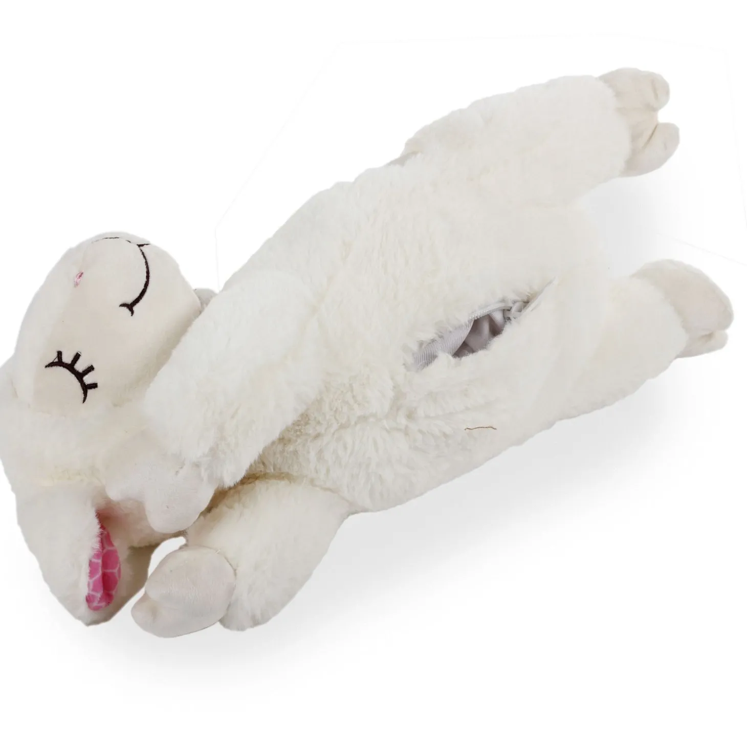 All For Paws Little Buddy Heart Beat Sheep - Hondenspeelgoed - 44x38x14 cm Wit