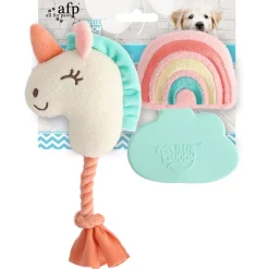 All For Paws Little Buddy Wonderland - Hondenspeelgoed - Wit Blauw