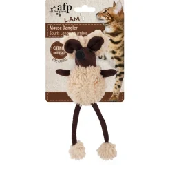 All For Paws Mouse Dangler - Kattenspeelgoed - 17x8x6 cm Assorti