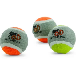 All For Paws Outdoor Tennis Bal - Hondenspeelgoed - Ø6.5 cm Assorti 2 stuks