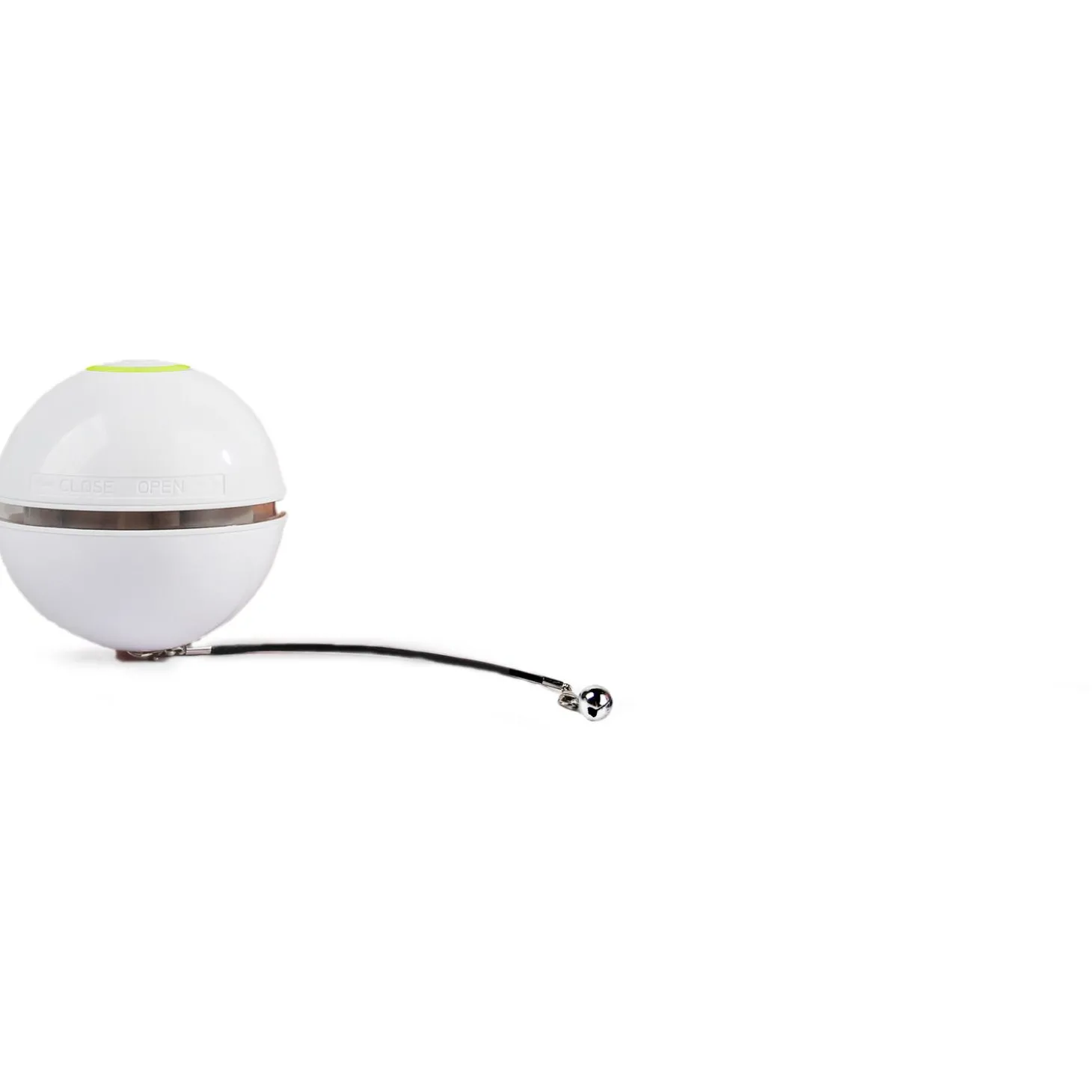 All For Paws Rolling Laser Ball Cat Toy - Kattenspeelgoed - 6.5x6.5x6.5 cm Wit