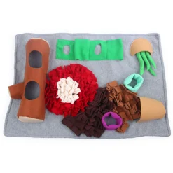 All For Paws Snuffelmat Met Speeltje - Hondenspeelgoed - 76x52x10 cm Multi-Color