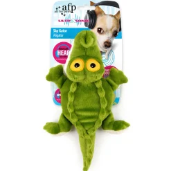 All For Paws Ultrasonic Rave Gator - Hondenspeelgoed - 32.5x20x6 cm Groen