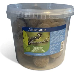 Allbirds&Co Mezenbol Zonder Net - Tuinvogelvoer - 85 g 35 stuks