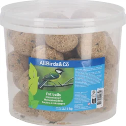 Allbirds&Co Mezenbol Zonder Net - Tuinvogelvoer - 90 g 35 stuks