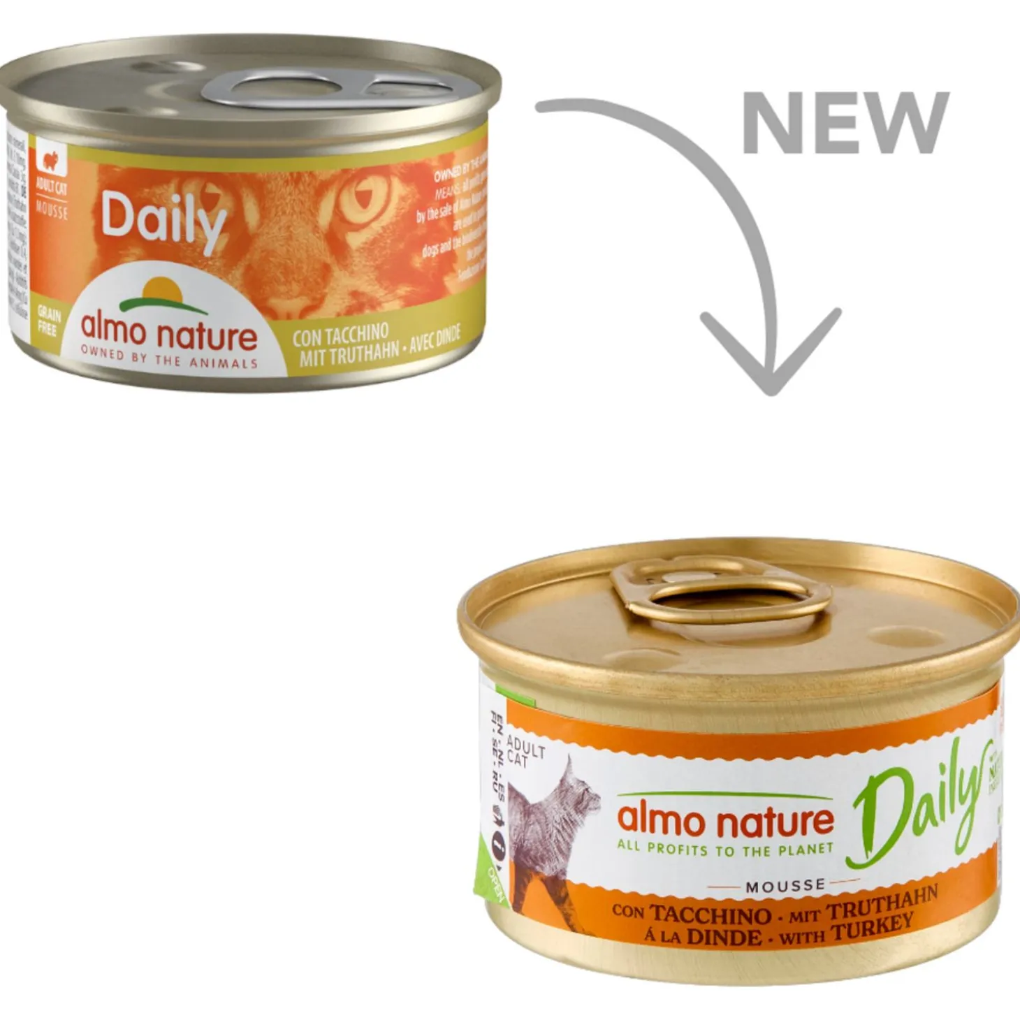 Almo Nature Cat Blik Daily Menu Mousse 85 g - Kattenvoer