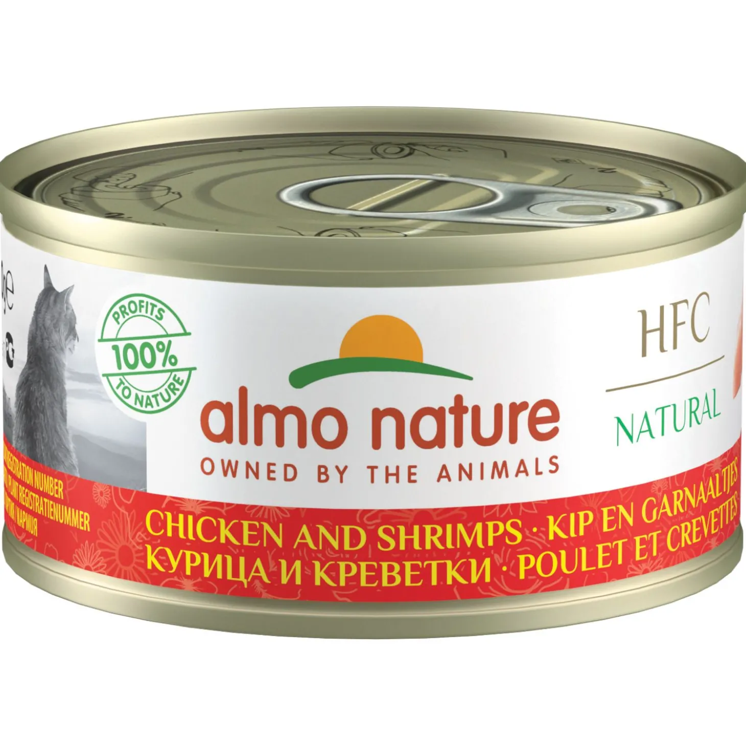 Almo Nature Hfc Cat Natural Blik 70 g - Kattenvoer