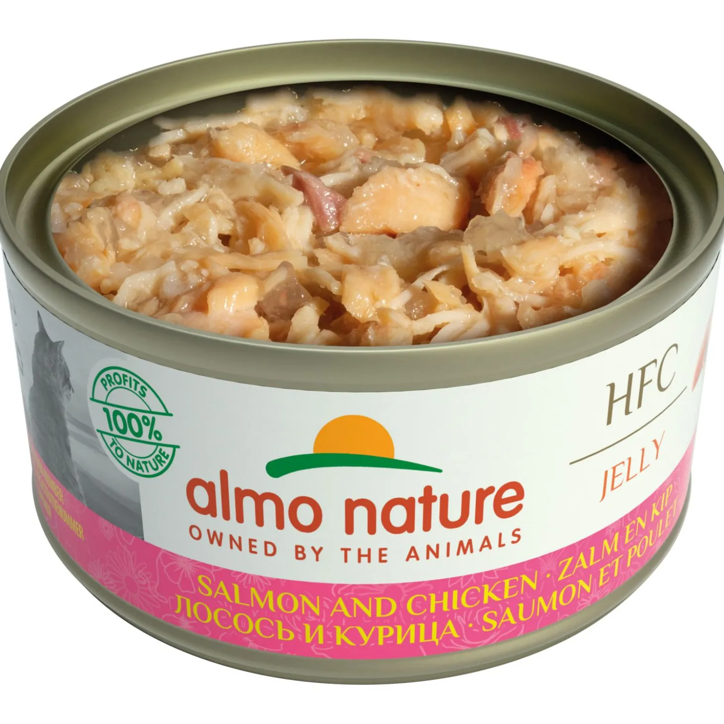 Almo Nature Hfc Cat Natural Blik 70 g - Kattenvoer