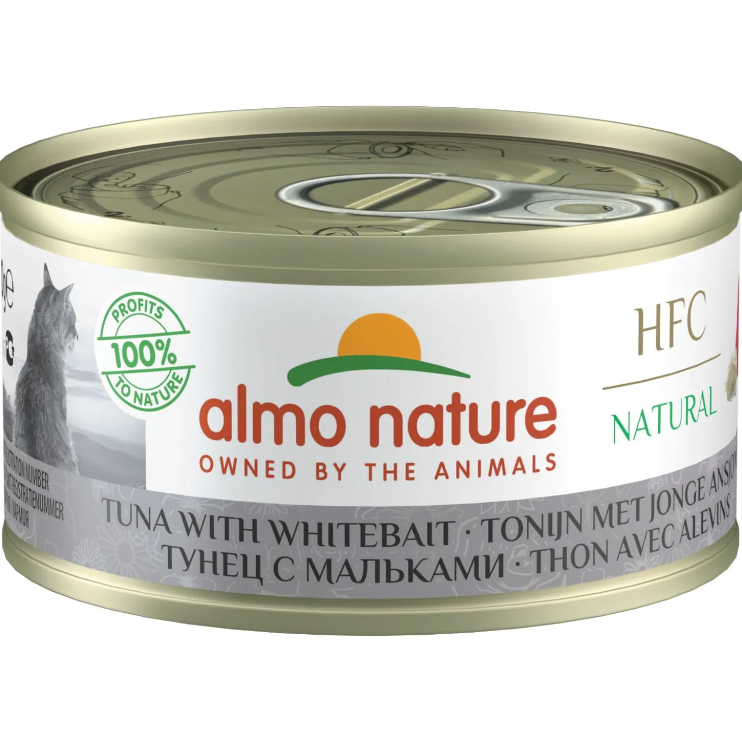 Almo Nature Hfc Cat Natural Blik 70 g - Kattenvoer