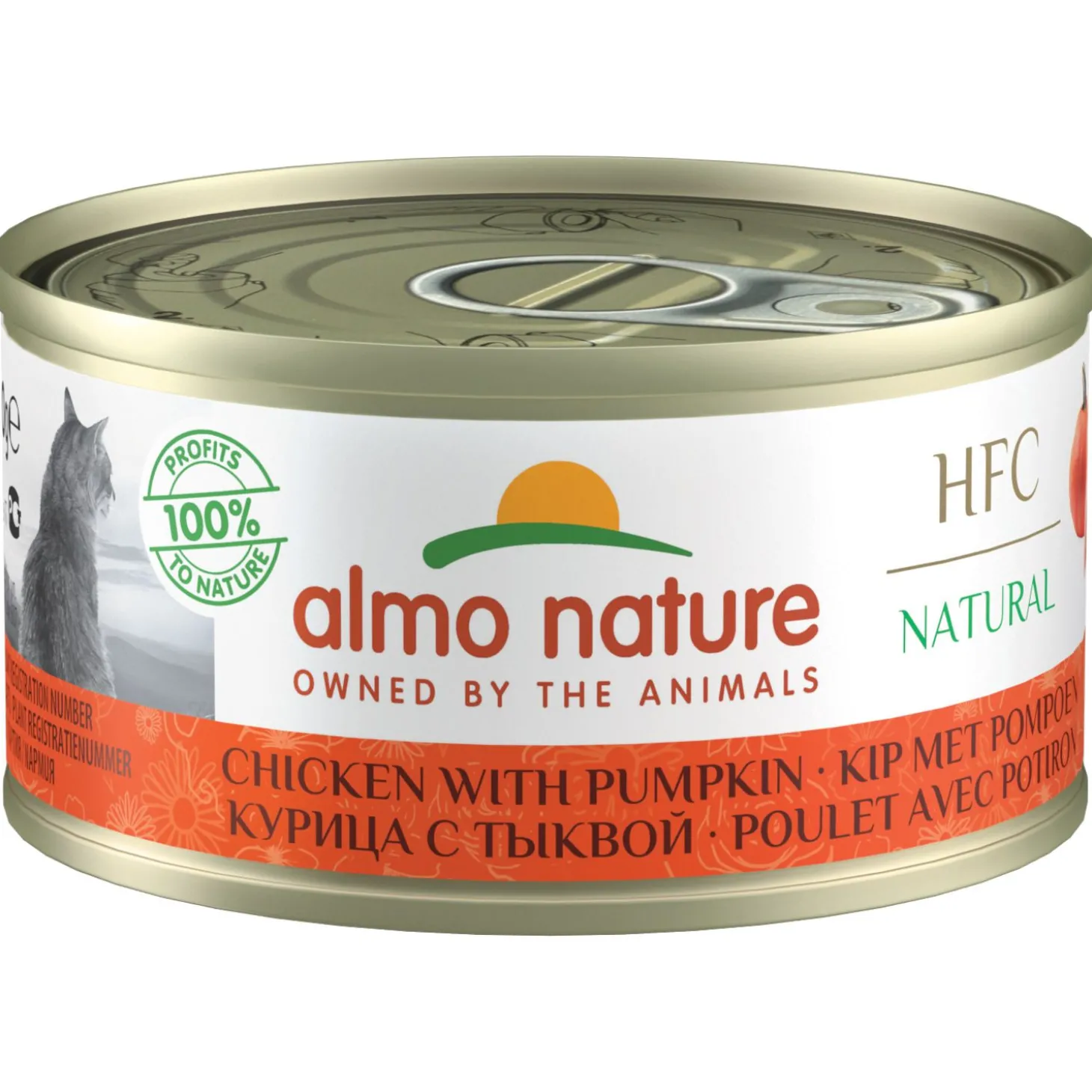 Almo Nature Hfc Cat Natural Blik 70 g - Kattenvoer