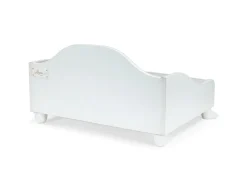 Anaiza Design Hondensofa Lulu Met 22 Karaats Bladgoud - Hondenbank - 50.5x63x35 cm Wit Goud