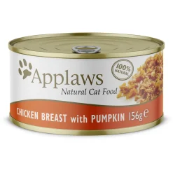 Applaws Cat Blik - Kattenvoer - Kippenborst Pompoen 156 g