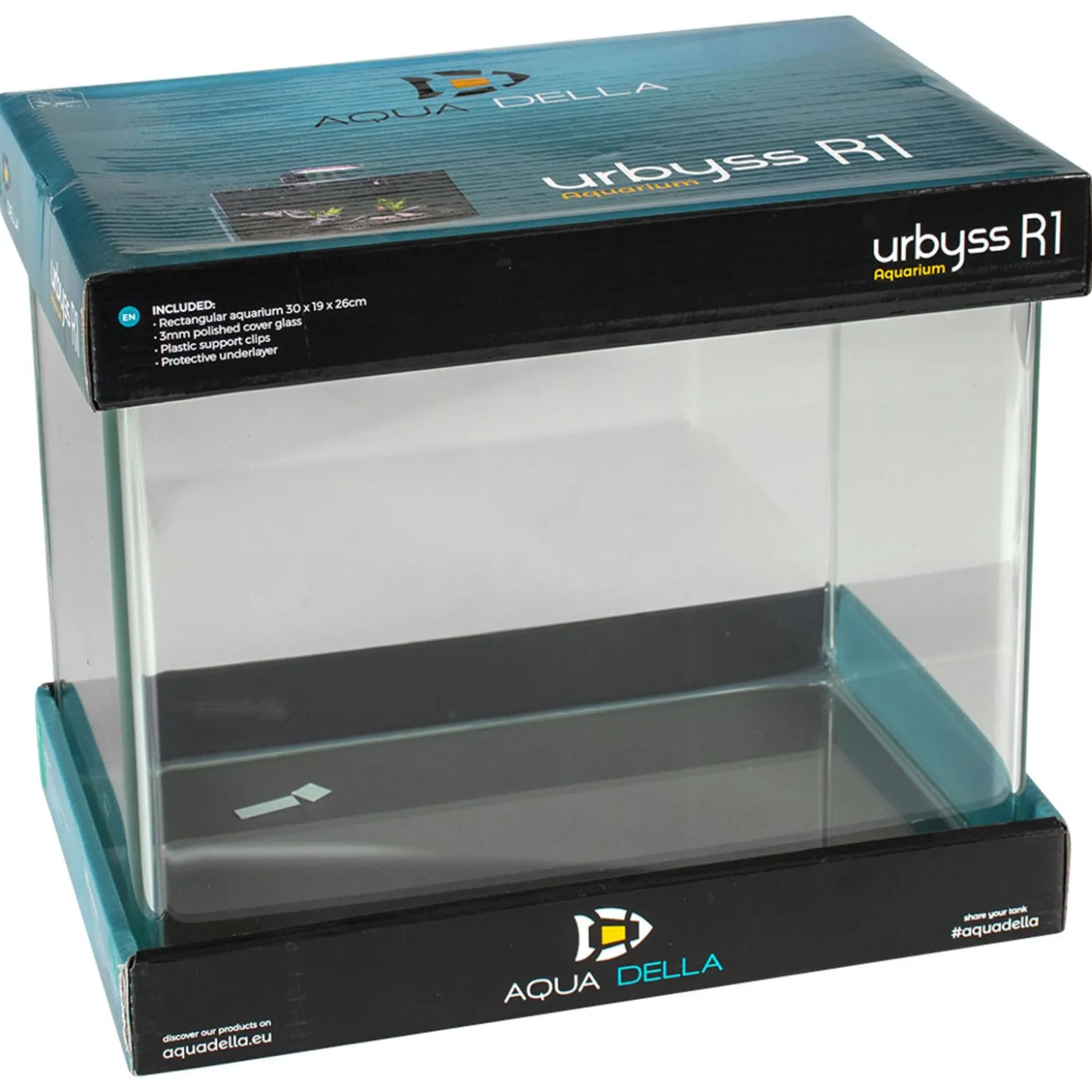 Aqua Della Aquarium Urbyss R3 - Aquaria - 40x26x30 cm