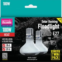 Arcadia Solar Basking Floodlight - Verwarming - 100 Watt E27