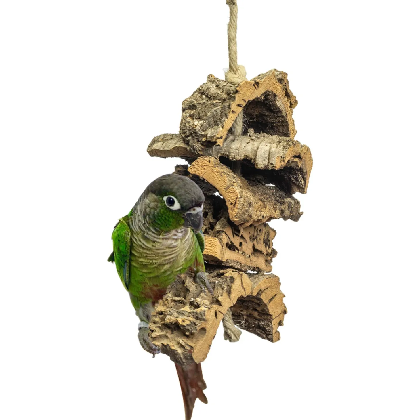 Back Zoo Nature Corky Shredding Tower - Vogelspeelgoed - 12x7x30 cm Small