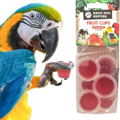 Back Zoo Nature Fruit Cups - Vogelsnack - Aardbei 6 stuks