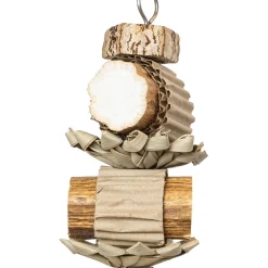 Back Zoo Nature Soft Wood Stacker - Vogelspeelgoed - 9x9x38 cm Natural