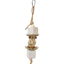 Back Zoo Nature Stone Block Rock - Vogelspeelgoed - 16x8x23 cm Natural