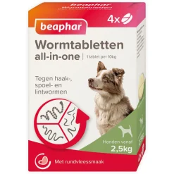 Beaphar Wormtablet All In One Hond Rund - Anti wormenmiddel