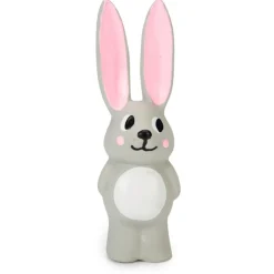 Beeztees Puppy Konijn - Hondenspeelgoed - 14x5x5 cm 50 g Grijs